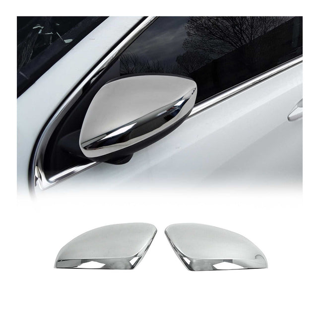Spiegelkappen Spiegelabdeckung für Citroen C4 Cactus 2014-2020 Edelstahl Chrom