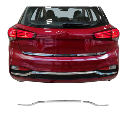 Heckleiste Stoßstangen Leiste für Hyundai i20 2019-2021 Edelstahl Chrom 3tlg