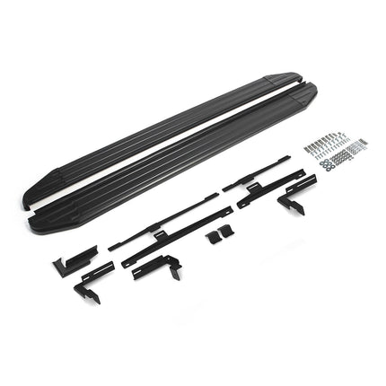 Trittbretter Seitenschweller für VW Amarok 2016-2021 Alu Schwarz ABE