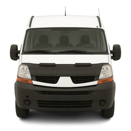 Haubenbra Steinschlagschutz Bonnet Bra für Renault Master 2003-2010 Schwarz Halb