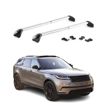 Dachträger für Land Rover Range Rover Velar 2017-2026 100kg Alu Silber 2x ABE