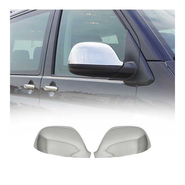 Spiegelkappen Spiegelabdeckung für VW Caravelle T5 2010-2015 Edelstahl Chrom