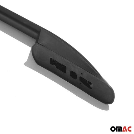 Dachreling Dachgepäckträger für VW Caddy 2015-2020 L2 Langer  Alu Schwarz