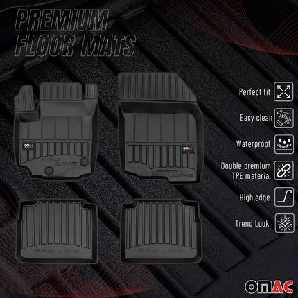 OMAC Gummi Fußmatten für Suzuki SX4 S-Cross Hybrid Premium TPE Automatten 4tlg