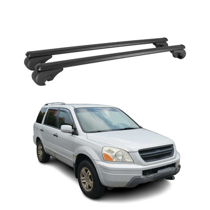 Dachträger für Honda Pilot 2002-2015 Gepäckträger Grundträger Alu Schwarz 2x