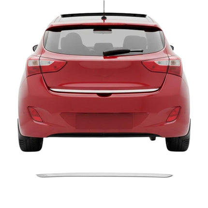 Kofferraumleiste Heckleiste für Hyundai i30 2012-2017 Untere Edelstahl Chrom
