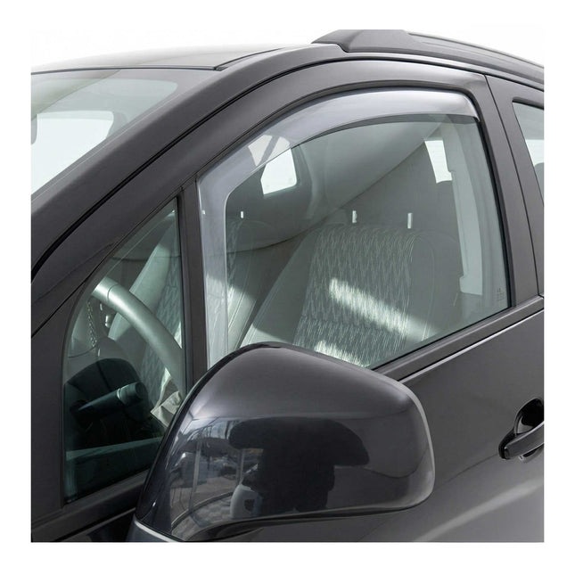 Windabweiser Regenabweiser für Opel Mokka 2012-2022 Dunkel 2x