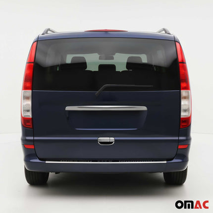 Kofferraumöffner Für Mercedes Vito W639 2003-2014 Gebürstet Edelstahl Chrom