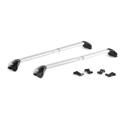 Dachträger Grundtäger für Seat Arona 2017-2026 100kg Aluminium Silber 2x ABE