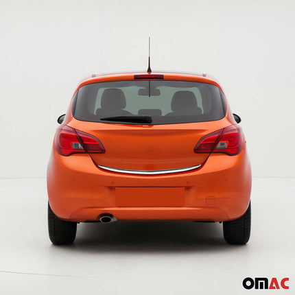 Kofferraumleiste Heckleiste für Opel Corsa 2014-2019 Untere Chrom Edelstahl