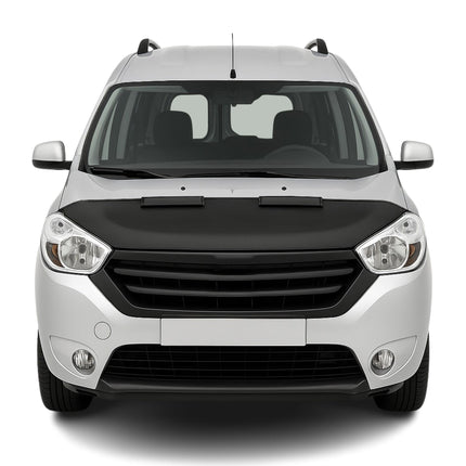 Haubenbra Steinschlagschutz Bonnet Bra für Dacia Lodgy 2012-2024 Schwarz Halb