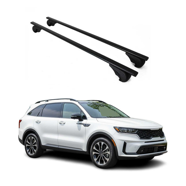Dachträger Grundtäger für Kia Sorento MQ4 X Line 2021-2026 75kg Metall Schwarz