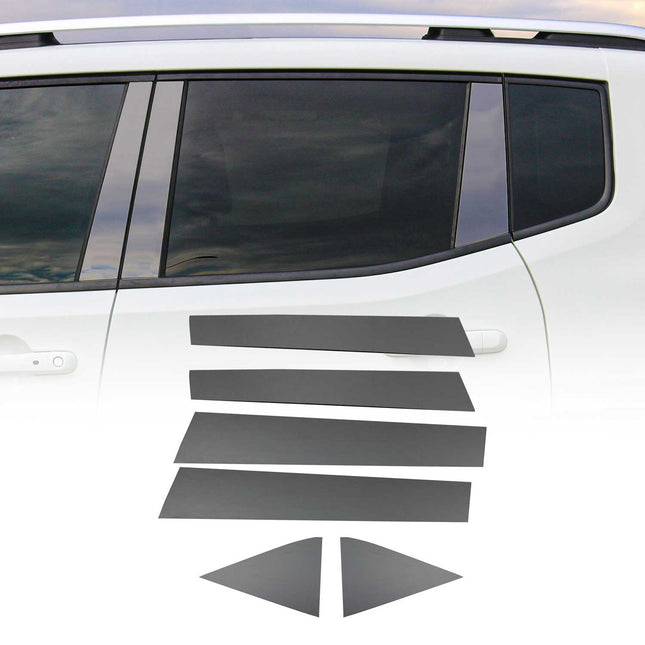 B-Säule Türsäulen Verkleidung für Ford Ecosport 2013-2024 Edelstahl Dunkel 6tlg