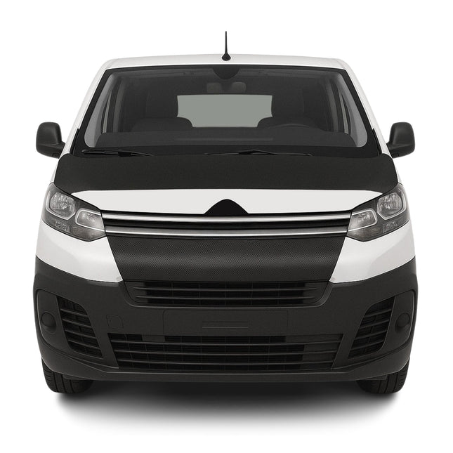 Haubenbra Bonnet Bra Steinschlagschutz für Citroen Jumpy 2016-2026 Schwarz 1tlg