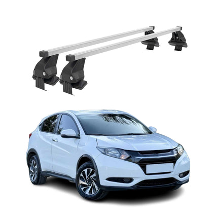Menabo Dachträger Grundtäger für Honda HR-V 2015-2021 50kg Stahl Silber 2 tlg