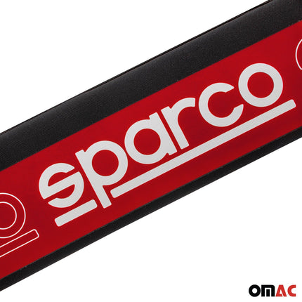 SPARCO Gurtschoner Gurtpolster Sicherheitsgurt Auto Gurtschutz Rot 2x