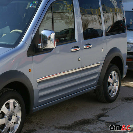 Seitentürleiste Türleisten Türschutz Chrom für Ford Connect 2002-2013 L2 Langer