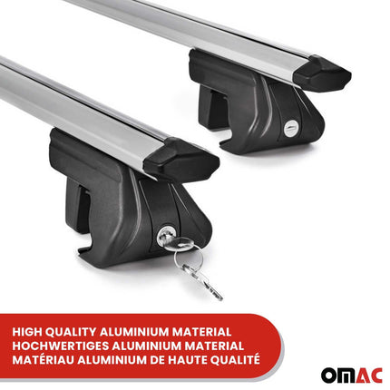 Dachträger Grundtäger für Toyota Land Cruiser J250 2024-2026 90kg Alu Silber ABE