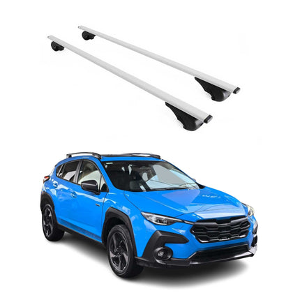 Dachträger Grundtäger für Subaru Crosstrek 2022-2026 75kg Metall Silber 2 tlg