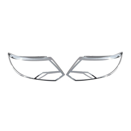 Scheinwerfer Leisten Scheinwerferblende für VW Tiguan 2011-2016 Chrom ABS 2tlg