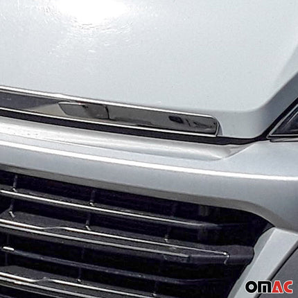 Motorhaube Chromleiste Frontleiste für Fiat Ducato 2006-2014 Edelstahl Chrom 1x