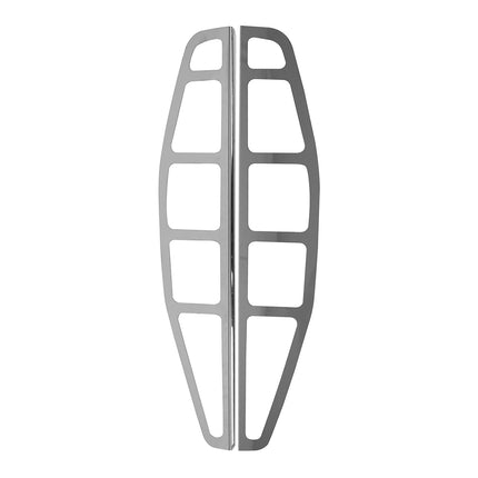Rücklicht Leisten Heckleuchte für Fiat Doblo 2000-2006 Edelstahl Chrom 2tlg