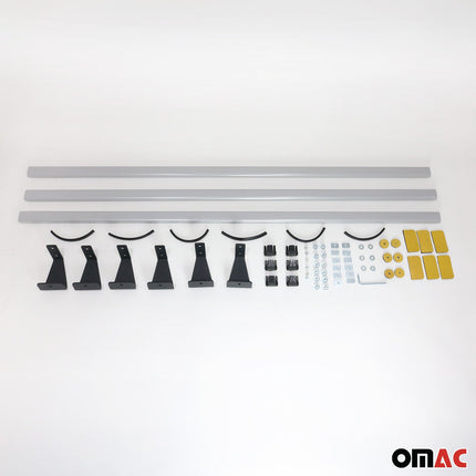 Dachträger Grundtäger für Nissan Primastar 2001-2014 75kg Stahl Silber 3 tlg