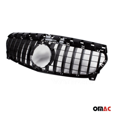 Kühlergrill Grill Frontgrill für Mercedes CLA Coupe C117 2013-2019 Schwarz