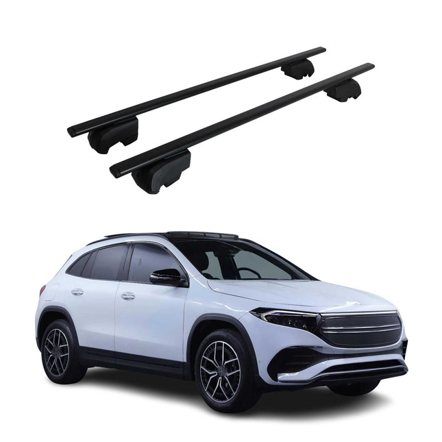Dachträger Gepäckträger für Mercedes EQA H243 2022-2026 ABE Metall Schwarz 2x