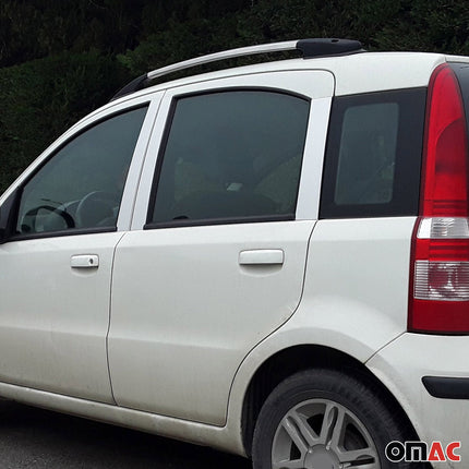 B-Säule Türsäulen Verkleidung für Fiat Panda 2003-2012 Edelstahl Chrom 6tlg