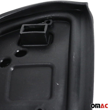 Außenspiegel Gummi für Mercedes C Klasse W203 2000-2007 Kunststoff Schwarz 2tlg