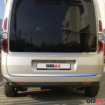 Kofferraumleiste Heckleiste für Opel Combo D 2012-2018 Untere Chrom Edelstahl