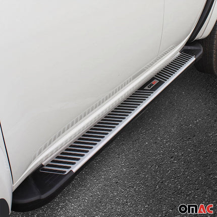 Trittbretter Seitenbretter Seitenschweller für Audi Q5 8RB 2008-2017 Alu Schwarz