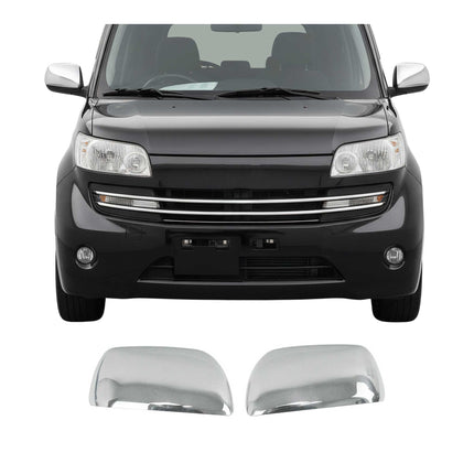Spiegelkappen Spiegelabdeckung für Daihatsu Materia 2006-2012 Edelstahl Chrom