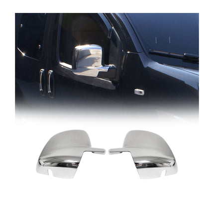 Spiegelkappen Spiegelabdeckung für Citroen Nemo 2008-2021 Chrom ABS Silber 2tlg