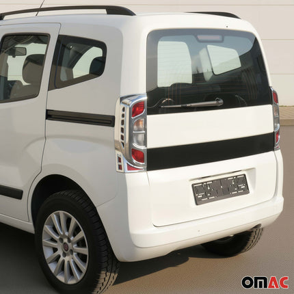 Rücklicht Leisten Heckleuchte für Fiat Fiorino / Qubo 2008-2024 Chrom ABS 2tlg