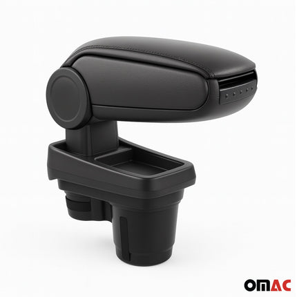 Mittelarmlehne Armlehne für Dacia Duster 2 2018-2024 PU-Leder ABS Schwarz