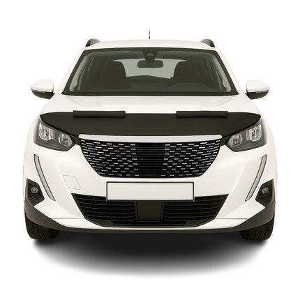 Haubenbra Steinschlagschutz Bonnet Bra für Peugeot 2008 2019-2026 Schwarz Halb