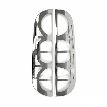 Rücklicht Leisten Heckleuchte für Fiat Doblo 2006-2010 L+R Edelstahl Chrom 2tlg