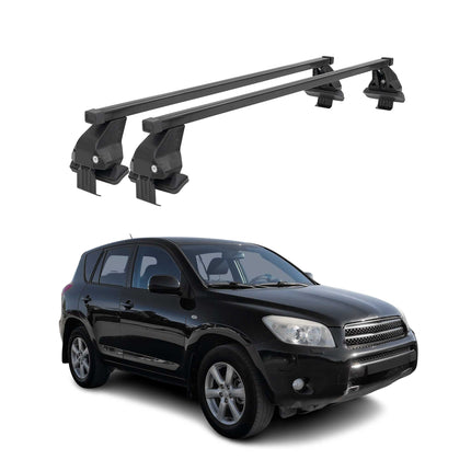 Menabo Dachträger Grundtäger für Toyota RAV4 XA30 2005-2012 50kg Stahl Schwarz