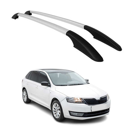 Aluminium Dachreling Relingträger für Citroen C4 Cactus 2014-2021 Silber 2x