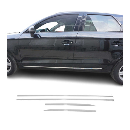 Seitentürleiste Türleisten Türschutzleisten für VW Polo 2014-2017 Edelstahl 4x