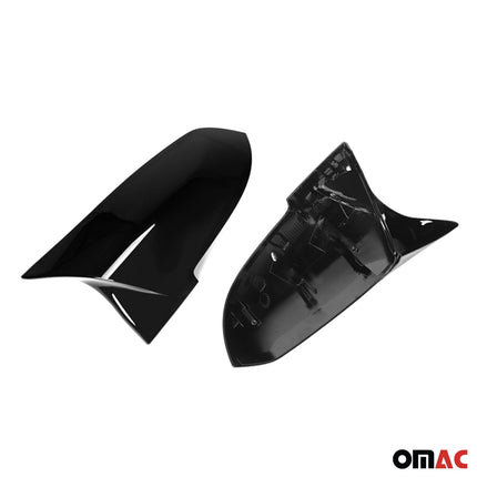 Spiegelkappen Spiegelabdeckung Für BMW F30 M3 2013-2019 ABS Schwarz Glanz 2tlg
