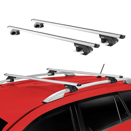 Dachträger für Skoda Roomster / Praktik / Scout 2006-2015 5 tür 90kg Grau 2x ABE