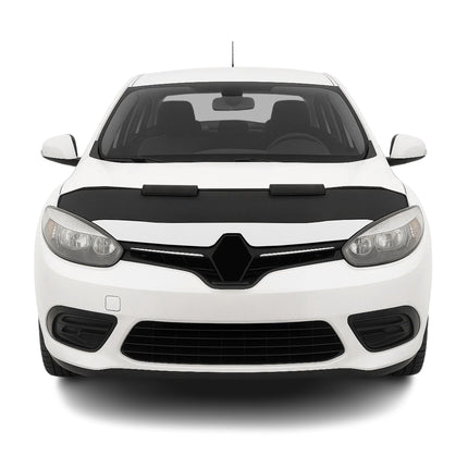 Haubenbra Steinschlagschutz für Renault Fluence 2010-2015 Schwarz Halb