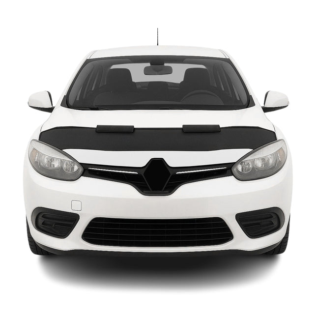 Haubenbra Steinschlagschutz für Renault Fluence 2010-2015 Schwarz Halb