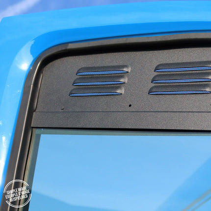 Lüftungsgitter Be & Entlüftung für VW Crafter 2017-2026 Alu Schwarz 2x