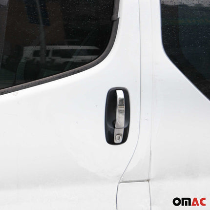 Türgriff Blende Türgriffkappen für Opel Vivaro A 2001-2014 Edelstahl Silber 6tlg
