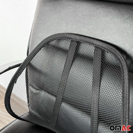 Rückenstütze Lordosenstütze Büro Auto Stuhl Sessel Sitz Stütze Bezüge Schwarz
