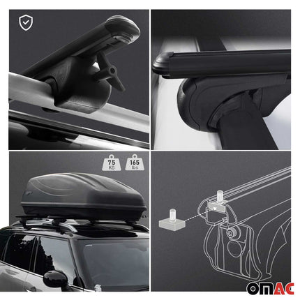 Dachträger für Ford Mondeo II Turnier 1996-2000 Gepäckträger Grundträger Schwarz